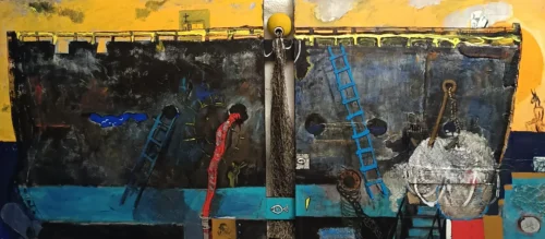 Диптих "Северен кей" - картина от Илиян Ангелов